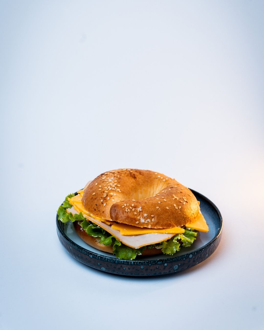 Smoked Turkey Bagel